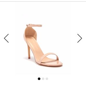 Nude Single Strap Heels